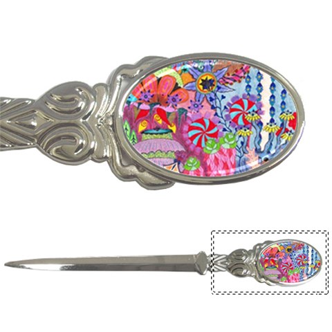 Cabbage Flower Abstract Letter Opener from ArtsNow.com Front