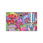 Cabbage Flower Abstract Sticker (Rectangular)