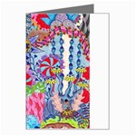 Cabbage Flower Abstract Greeting Card