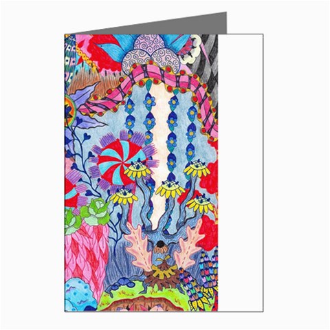 Cabbage Flower Abstract Greeting Cards (Pkg of 8) from ArtsNow.com Left