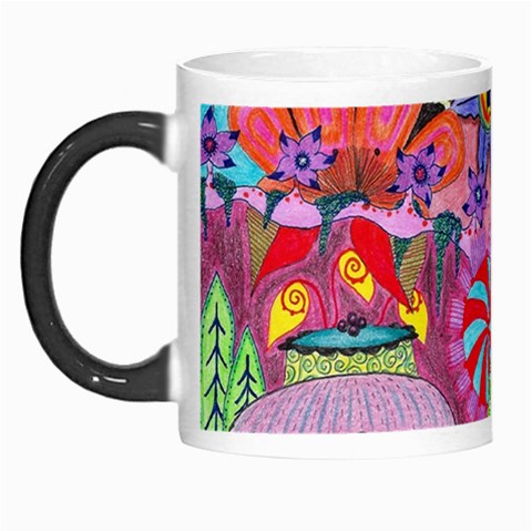 Cabbage Flower Abstract Morph Mug from ArtsNow.com Left