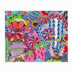 Cabbage Flower Abstract Small Glasses Cloth