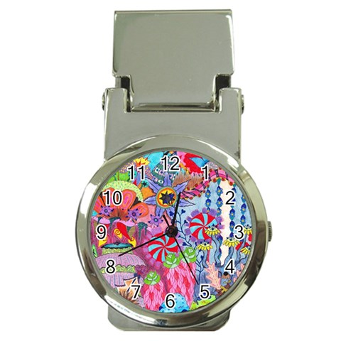 Cabbage Flower Abstract Money Clip Watches from ArtsNow.com Front