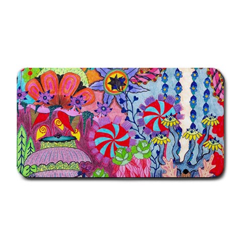 Cabbage Flower Abstract Medium Bar Mat from ArtsNow.com 16 x8.5  Bar Mat