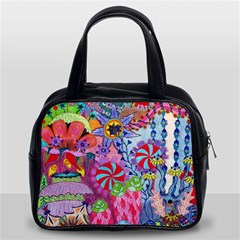 Cabbage Flower Abstract Classic Handbag (Two Sides) from ArtsNow.com Front