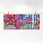 Cabbage Flower Abstract Hand Towel