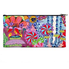 Cabbage Flower Abstract Pencil Cases from ArtsNow.com Back