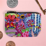 Cabbage Flower Abstract Mini Coin Purse