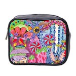 Cabbage Flower Abstract Mini Toiletries Bag (Two Sides)