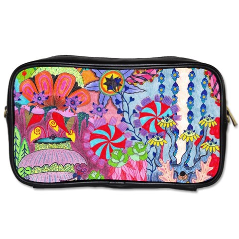 Cabbage Flower Abstract Toiletries Bag (Two Sides) from ArtsNow.com Front