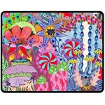 Cabbage Flower Abstract Fleece Blanket (Medium)