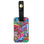 Cabbage Flower Abstract Luggage Tag (one side)