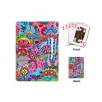 Cabbage Flower Abstract Playing Cards Single Design (Mini)