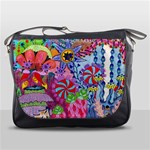 Cabbage Flower Abstract Messenger Bag