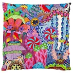 Cabbage Flower Abstract Large Cushion Case (One Side)