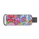 Cabbage Flower Abstract Portable USB Flash (Two Sides)