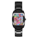 Cabbage Flower Abstract Stainless Steel Barrel Watch