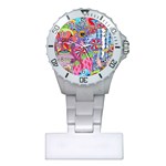 Cabbage Flower Abstract Plastic Nurses Watch