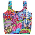 Cabbage Flower Abstract Full Print Recycle Bag (XL)