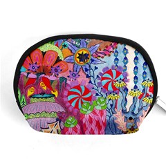 Cabbage Flower Abstract Accessory Pouch (Medium) from ArtsNow.com Front