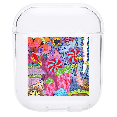 Cabbage Flower Abstract Hard PC AirPods 1/2 Case from ArtsNow.com Front