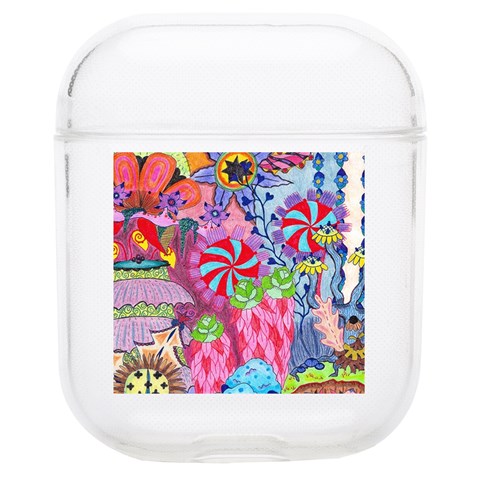 Cabbage Flower Abstract Soft TPU AirPods 1/2 Case from ArtsNow.com Front