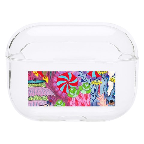 Cabbage Flower Abstract Hard PC AirPods Pro Case from ArtsNow.com Front