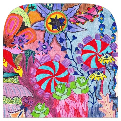 Cabbage Flower Abstract Toiletries Pouch from ArtsNow.com Cover