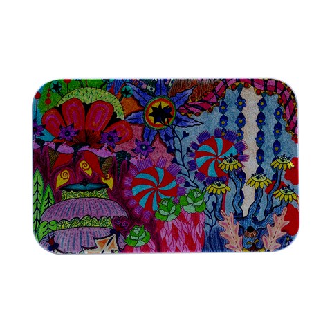 Cabbage Flower Abstract Open Lid Metal Box (Silver)   from ArtsNow.com Front