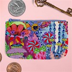 Cabbage Flower Abstract Large Coin Purse