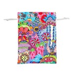 Cabbage Flower Abstract Lightweight Drawstring Pouch (S)