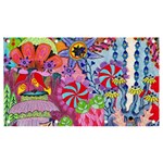 Cabbage Flower Abstract Banner and Sign 7  x 4 