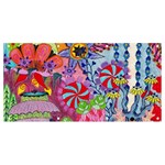 Cabbage Flower Abstract Banner and Sign 8  x 4 