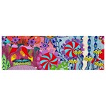 Cabbage Flower Abstract Banner and Sign 9  x 3 