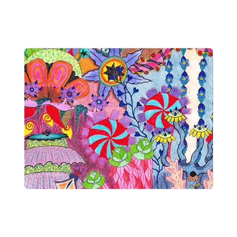 Cabbage Flower Abstract Premium Plush Fleece Blanket (Mini) from ArtsNow.com 35 x27  Blanket Front