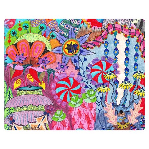 Cabbage Flower Abstract Premium Plush Fleece Blanket (Medium) from ArtsNow.com 60 x50  Blanket Front