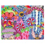 Cabbage Flower Abstract Premium Plush Fleece Blanket (Medium)