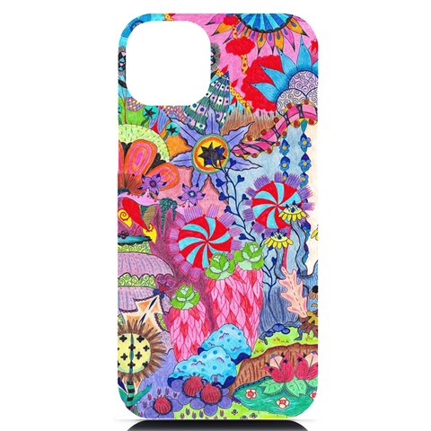 Cabbage Flower Abstract iPhone 14 Plus Black UV Print PC Hardshell Case from ArtsNow.com Front