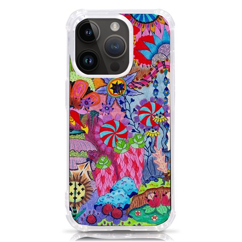 Cabbage Flower Abstract iPhone 14 Pro TPU UV Print Case from ArtsNow.com Front