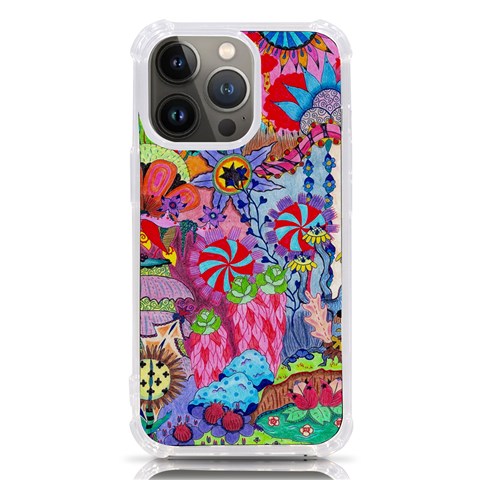 Cabbage Flower Abstract iPhone 13 Pro TPU UV Print Case from ArtsNow.com Front