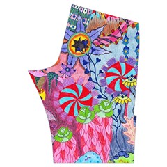 Cabbage Flower Abstract Men s Side Zip Front Pouch Ski And Snowboard Bib Pants	 from ArtsNow.com Back Right