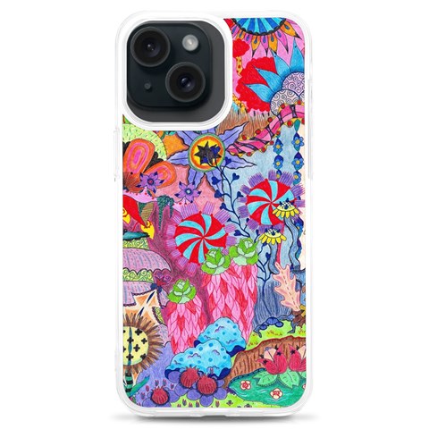 Cabbage Flower Abstract iPhone 15 Plus TPU UV Print Case from ArtsNow.com Front