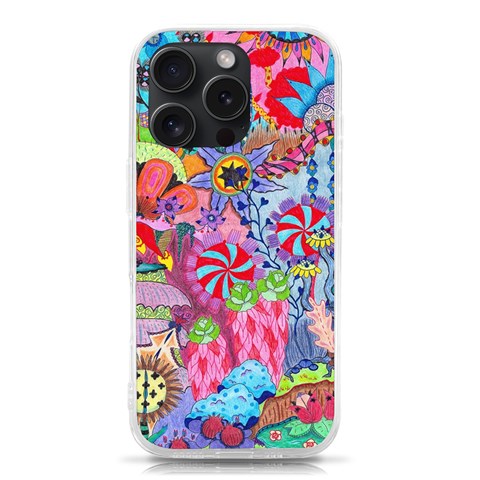 Cabbage Flower Abstract iPhone 15 Pro TPU UV Print Case from ArtsNow.com Front