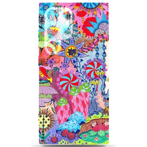 Cabbage Flower Abstract Samsung Galaxy S24 Ultra 6.9 Inch Black TPU UV Case from ArtsNow.com Front