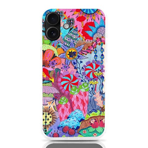 Cabbage Flower Abstract iPhone 16 Plus TPU UV Print Case from ArtsNow.com Front