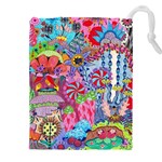 Cabbage Flower Abstract (1) (custom) Drawstring Pouch (4XL)