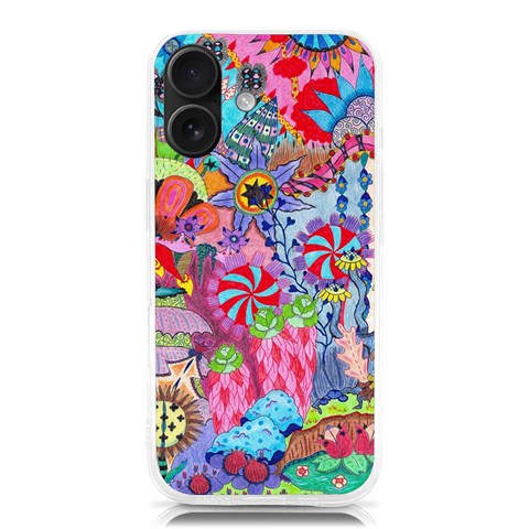 Cabbage Flower Abstract (1) (custom) iPhone 16 TPU UV Print Case from ArtsNow.com Front