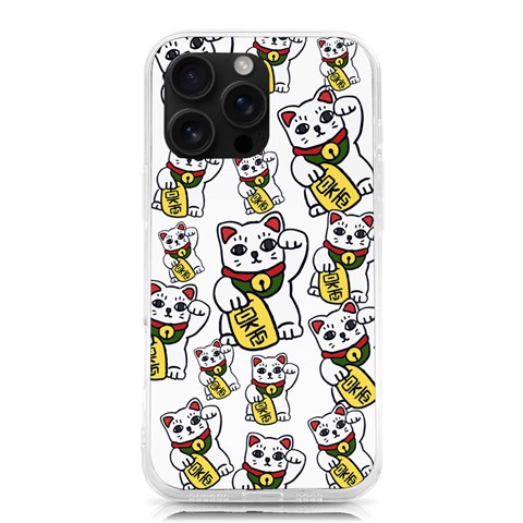 Lucky Cat  iPhone 16 Pro Max TPU UV Print Case from ArtsNow.com Front