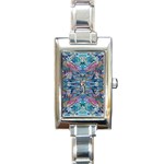 Blend I Eraser 4-1 Repeats I Rectangle Italian Charm Watch