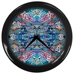 Blend I Eraser 4-1 Repeats I Wall Clock (Black)